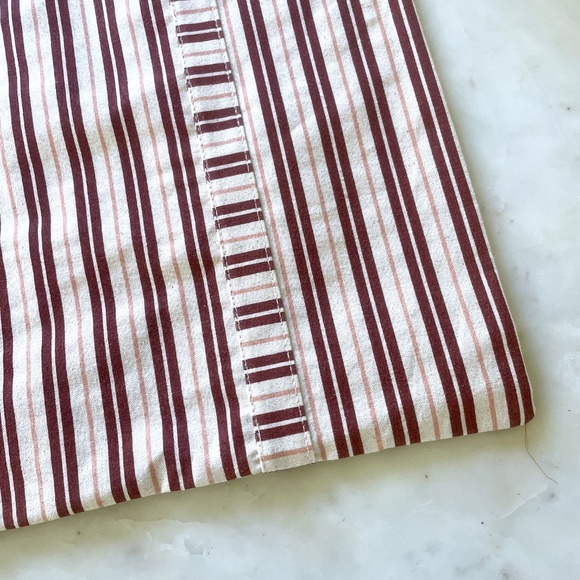 Sézane et Octubre Editions Paris 2013 Striped Tote Bag in Burgundy & Ecru - Picture 7 of 17